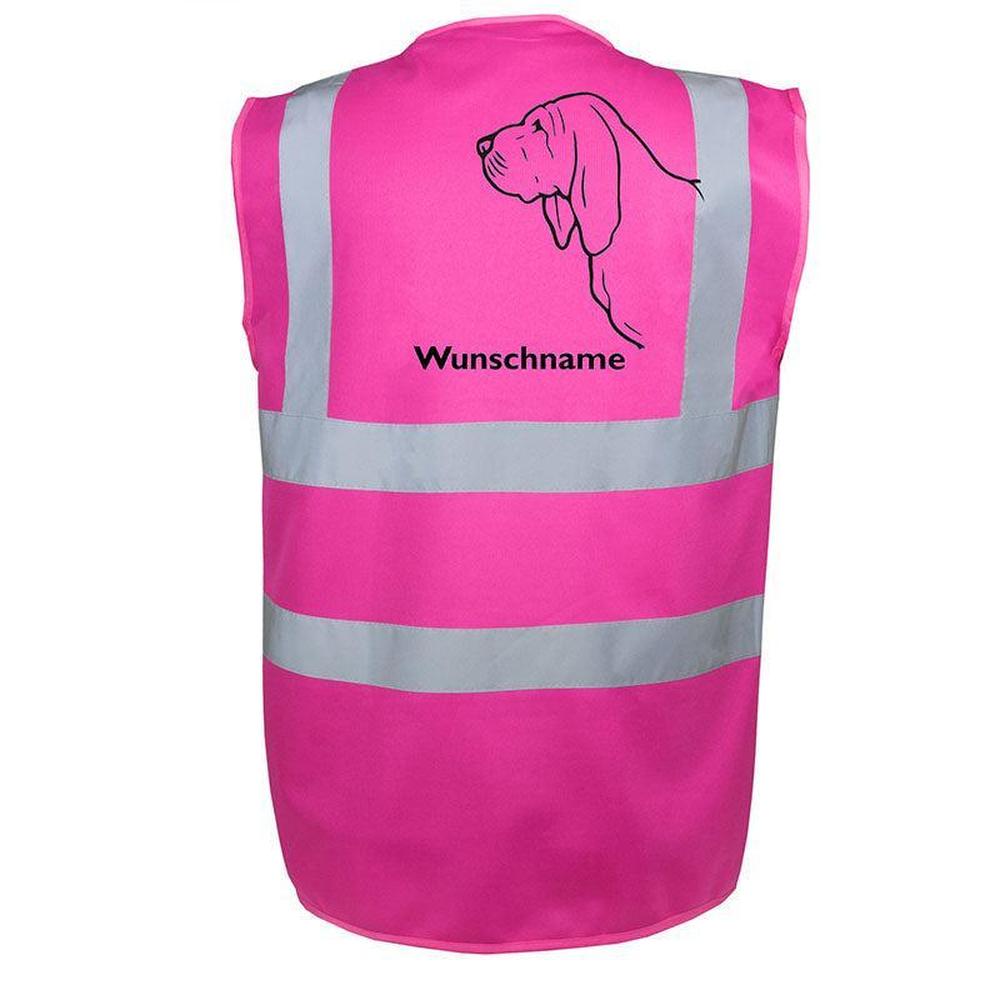 Bloodhound - Hundesport Warnweste Sicherheitsweste mit Hundemotiv-Tierisch-tolle Geschenke-Tierisch-tolle-Geschenke