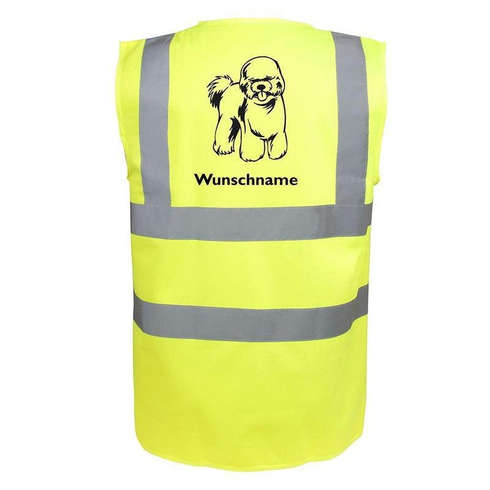 Bichon Frisé 2 - Hundesport Warnweste Sicherheitsweste mit Hundemotiv-Tierisch-tolle Geschenke