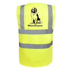 Bernhadiner 2 - Hundesport Warnweste Sicherheitsweste mit Hundemotiv-Tierisch-tolle Geschenke