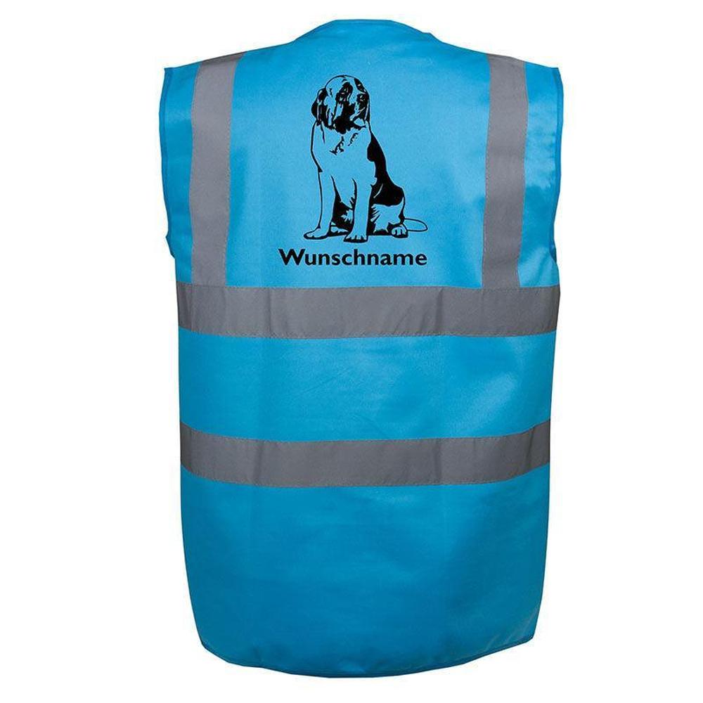 Bernhadiner 2 - Hundesport Warnweste Sicherheitsweste mit Hundemotiv-Tierisch-tolle Geschenke-Tierisch-tolle-Geschenke