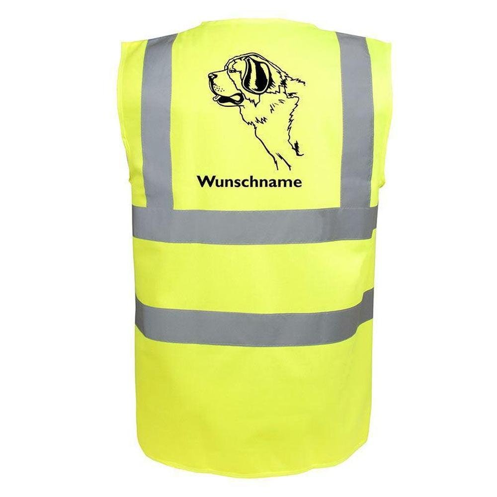 Bernhadiner - Hundesport Warnweste Sicherheitsweste mit Hundemotiv-Tierisch-tolle Geschenke