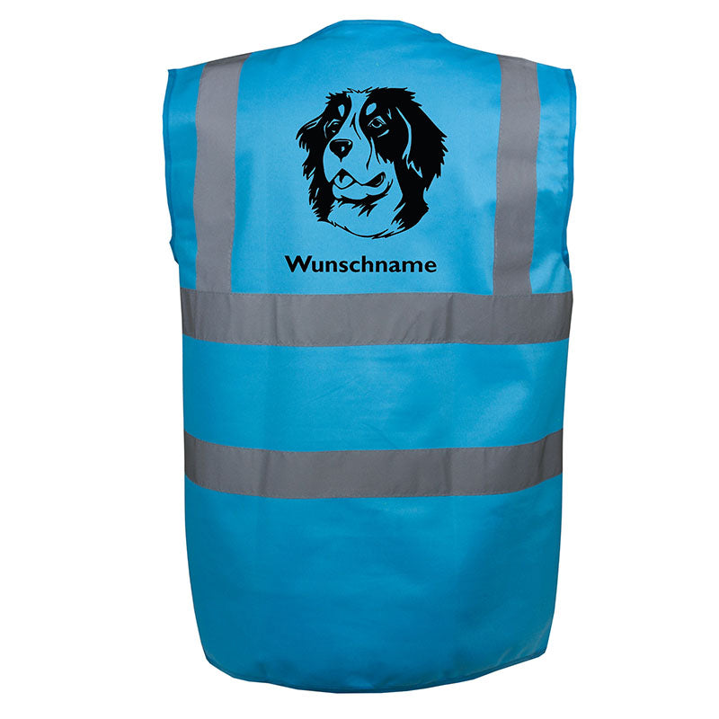 Berner Sennenhund 5 - Hundesport Warnweste Sicherheitsweste mit Hundemotiv-Tierisch-tolle Geschenke-Tierisch-tolle-Geschenke