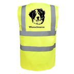 Berner Sennenhund 4 - Hundesport Warnweste Sicherheitsweste mit Hundemotiv-Tierisch-tolle Geschenke