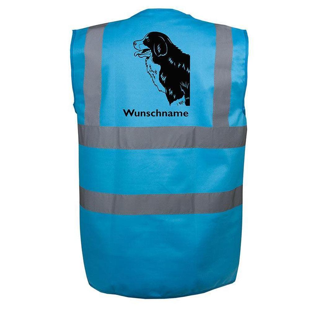 Berner Sennenhund 3 - Hundesport Warnweste Sicherheitsweste mit Hundemotiv-Tierisch-tolle Geschenke-Tierisch-tolle-Geschenke