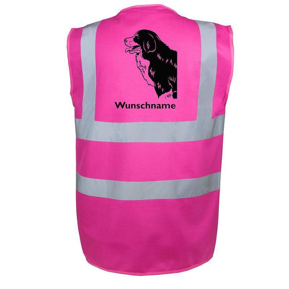 Berner Sennenhund 3 - Hundesport Warnweste Sicherheitsweste mit Hundemotiv-Tierisch-tolle Geschenke-Tierisch-tolle-Geschenke