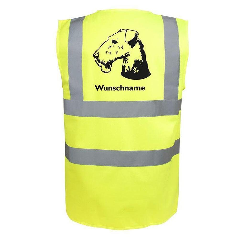 Airedale Terrier 2 - Hundesport Warnweste Sicherheitsweste mit Hundemotiv-Tierisch-tolle Geschenke