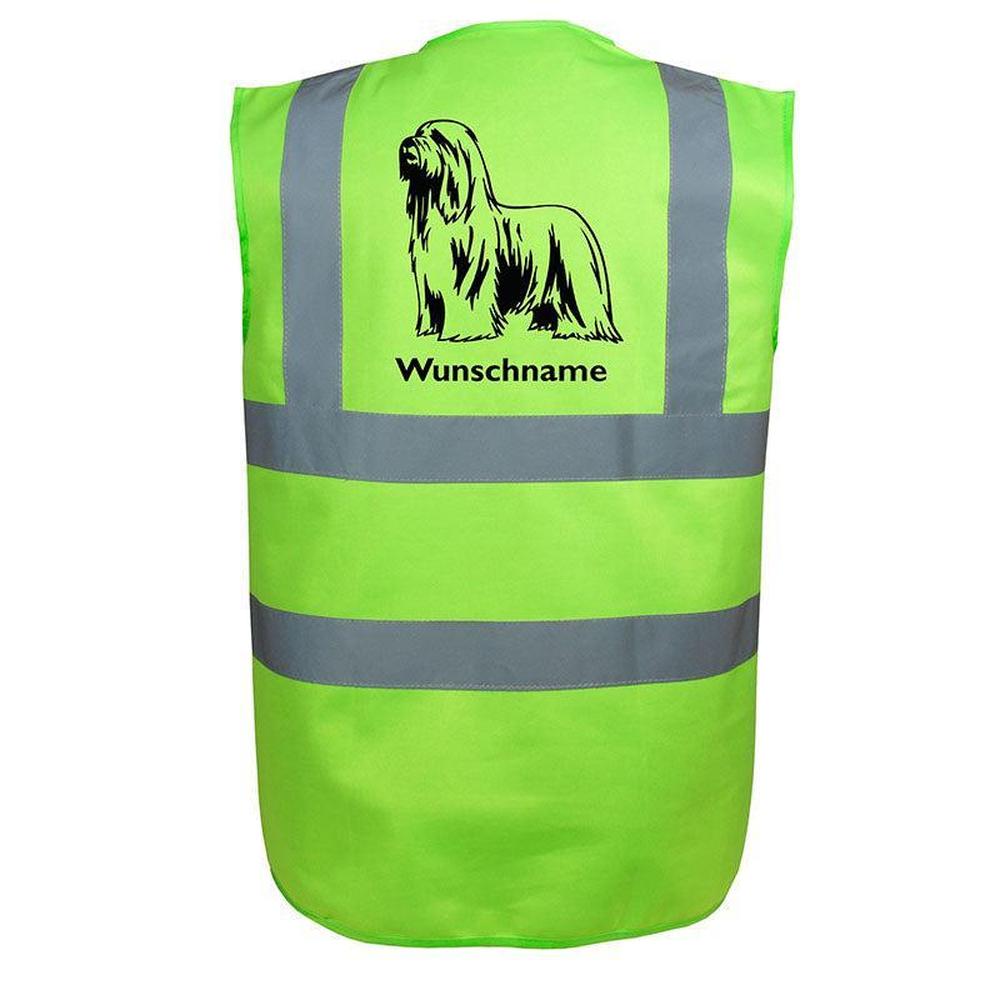 Bearded Collie - Hundesport Warnweste Sicherheitsweste mit Hundemotiv-Tierisch-tolle Geschenke-Tierisch-tolle-Geschenke