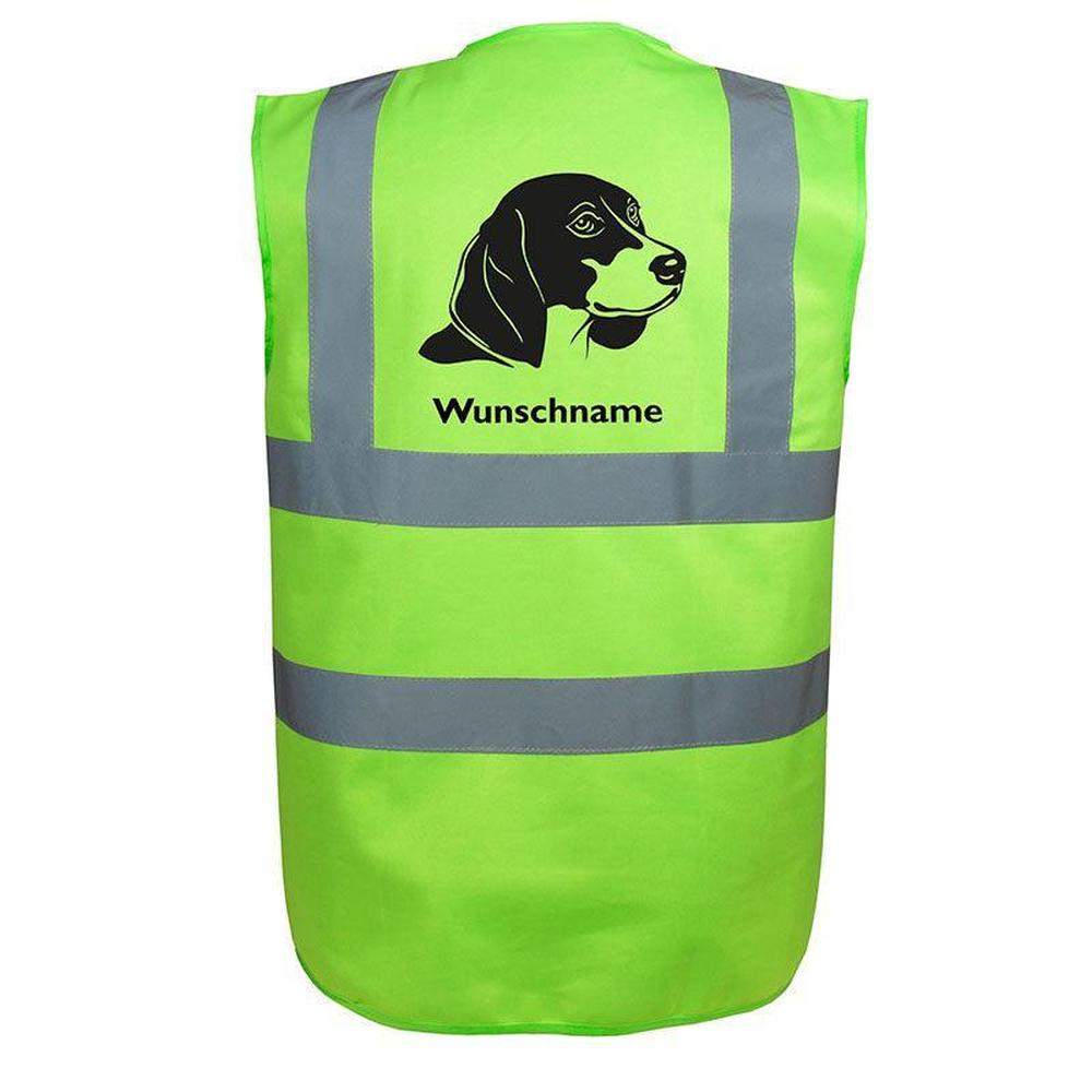 Beagle 6 - Hundesport Warnweste Sicherheitsweste mit Hundemotiv-Tierisch-tolle Geschenke-Tierisch-tolle-Geschenke