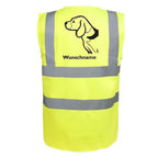 Beagle 4 - Hundesport Warnweste Sicherheitsweste mit Hundemotiv-Tierisch-tolle Geschenke