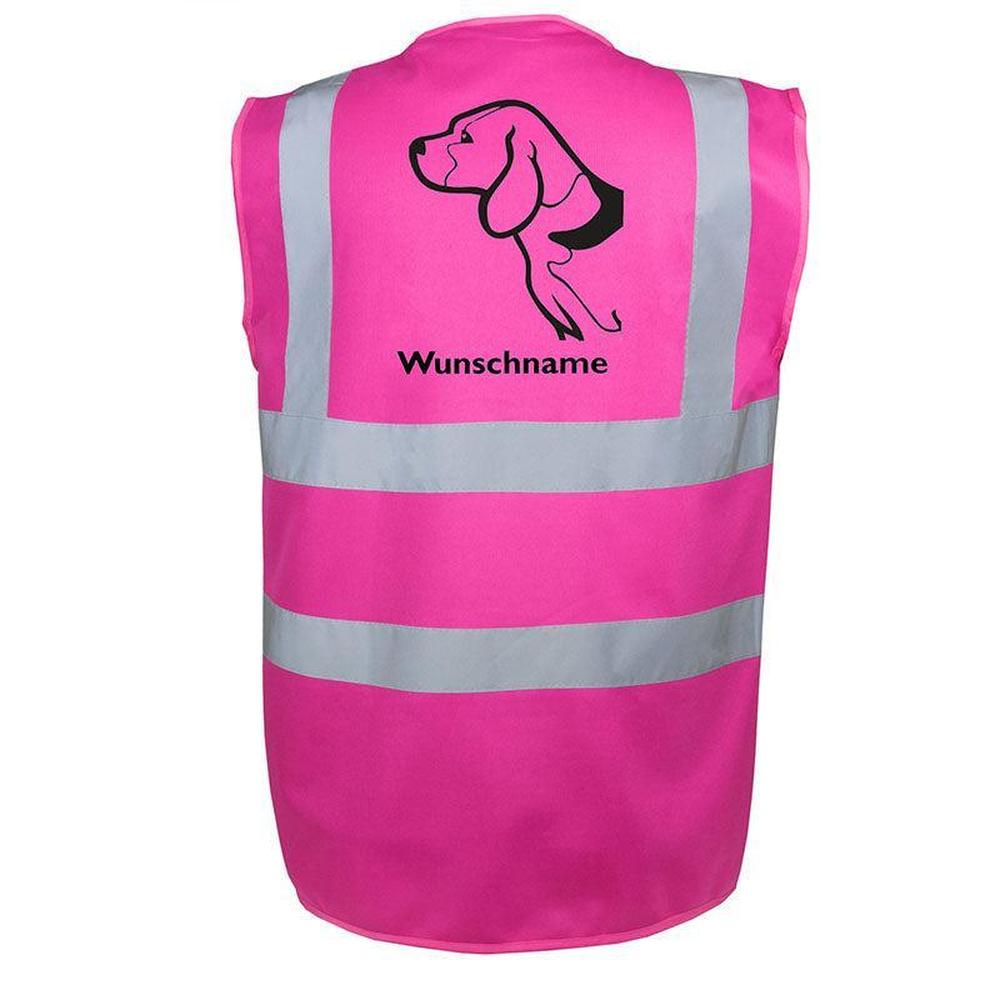 Beagle 4 - Hundesport Warnweste Sicherheitsweste mit Hundemotiv-Tierisch-tolle Geschenke-Tierisch-tolle-Geschenke