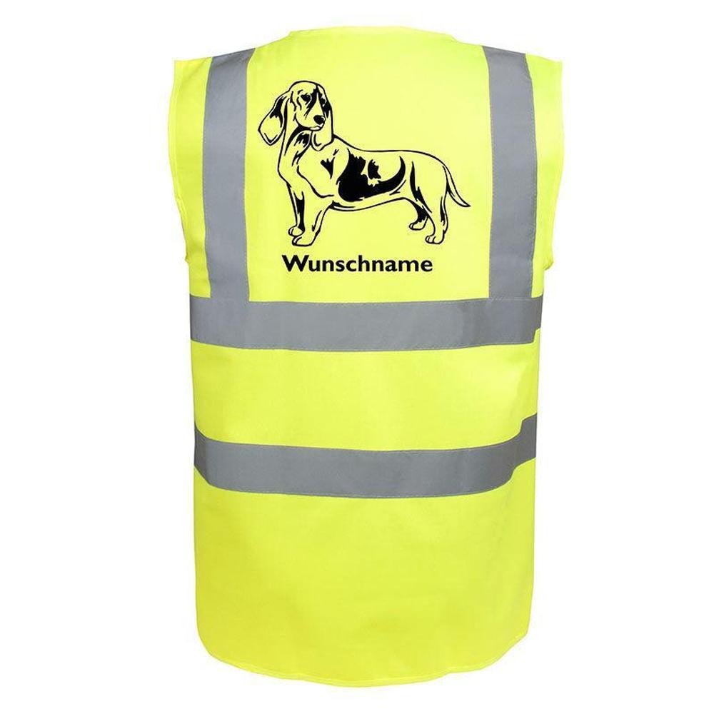 Basset Hound 6 - Hundesport Warnweste Sicherheitsweste mit Hundemotiv-Tierisch-tolle Geschenke