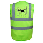 Basset Hound 2 - Hundesport Warnweste Sicherheitsweste mit Hundemotiv-Tierisch-tolle Geschenke-Tierisch-tolle-Geschenke