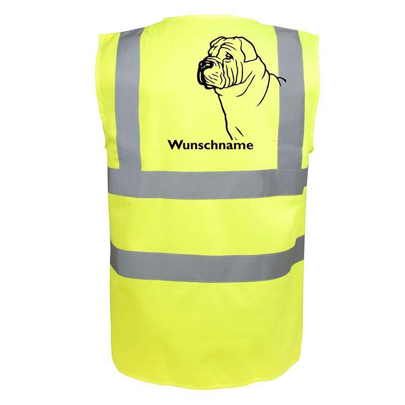 Shar Pei - Hundesport Warnweste Sicherheitsweste mit Hundemotiv-Tierisch-tolle Geschenke
