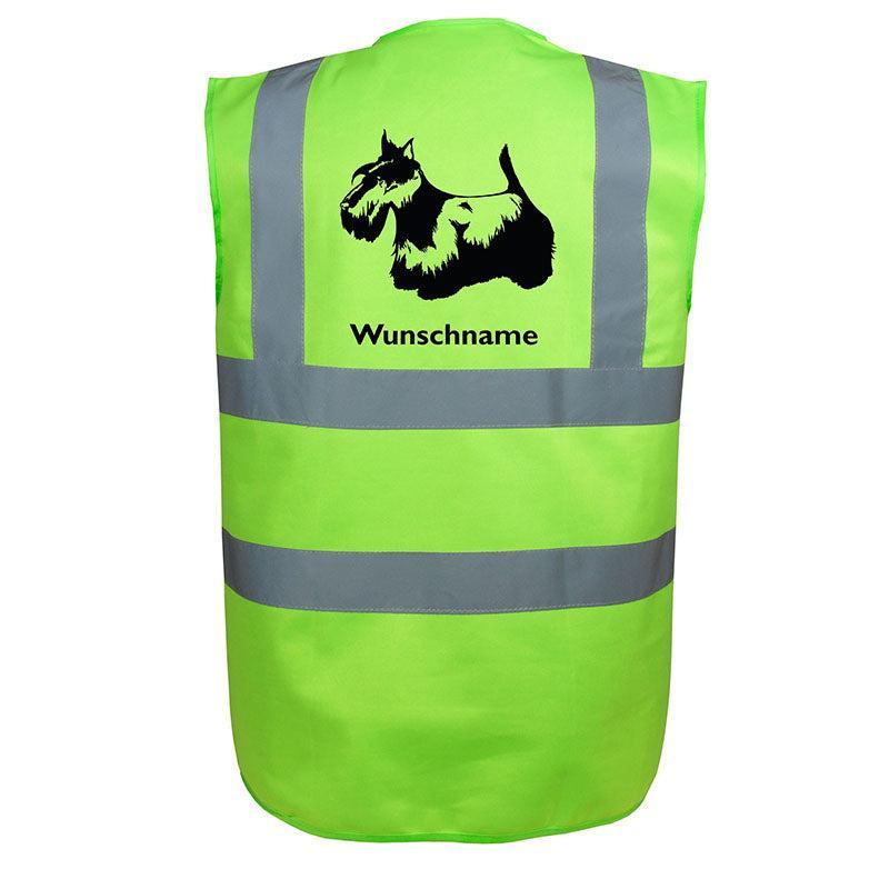 Scottish Terrier 5 - Hundesport Warnweste Sicherheitsweste mit Hundemotiv-Tierisch-tolle Geschenke-Tierisch-tolle-Geschenke