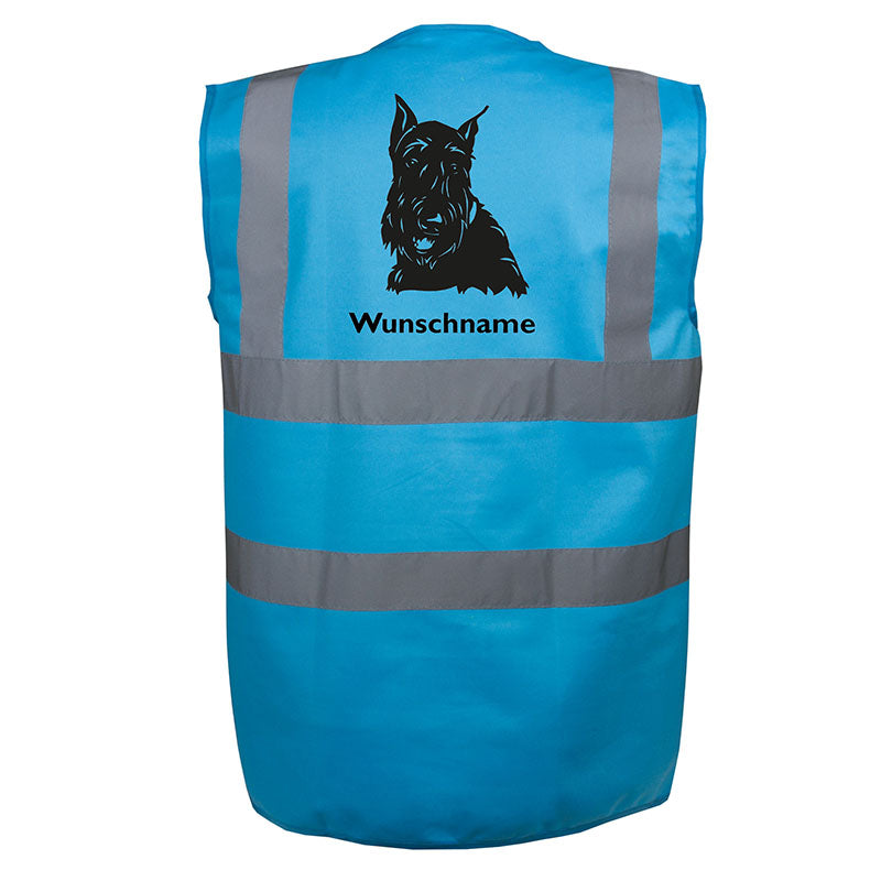 Scottish Terrier 3 - Hundesport Warnweste Sicherheitsweste mit Hundemotiv-Tierisch-tolle Geschenke-Tierisch-tolle-Geschenke