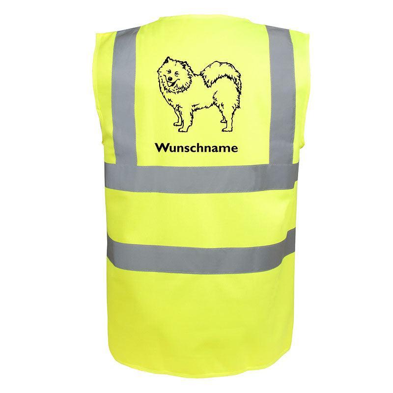 Samojede 2 - Hundesport Warnweste Sicherheitsweste mit Hundemotiv-Tierisch-tolle Geschenke