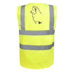 Samojede - Hundesport Warnweste Sicherheitsweste mit Hundemotiv-Tierisch-tolle Geschenke