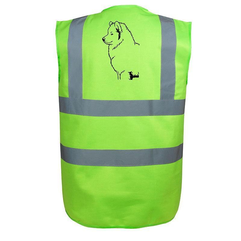 Samojede - Hundesport Warnweste Sicherheitsweste mit Hundemotiv-Tierisch-tolle Geschenke-Tierisch-tolle-Geschenke