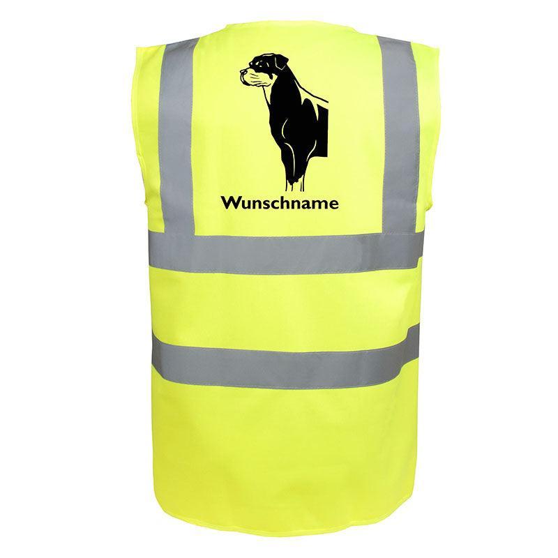 Rottweiler - Hundesport Warnweste Sicherheitsweste mit Hundemotiv-Tierisch-tolle Geschenke