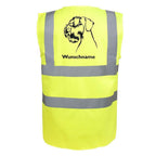 Riesenschnauzer 2 - Hundesport Warnweste Sicherheitsweste mit Hundemotiv-Tierisch-tolle Geschenke