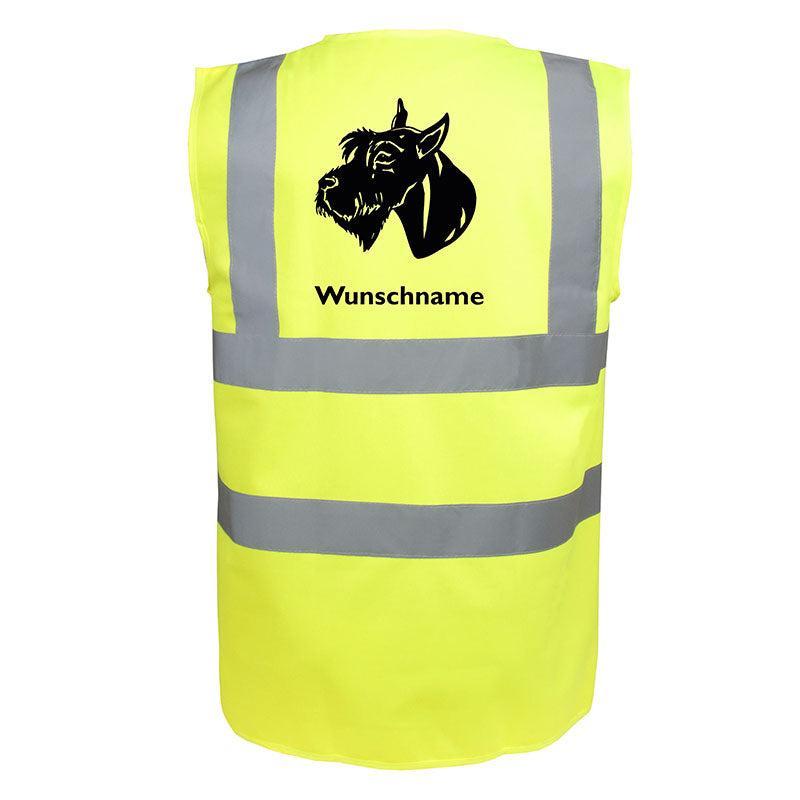 Riesenschnauzer - Hundesport Warnweste Sicherheitsweste mit Hundemotiv-Tierisch-tolle Geschenke