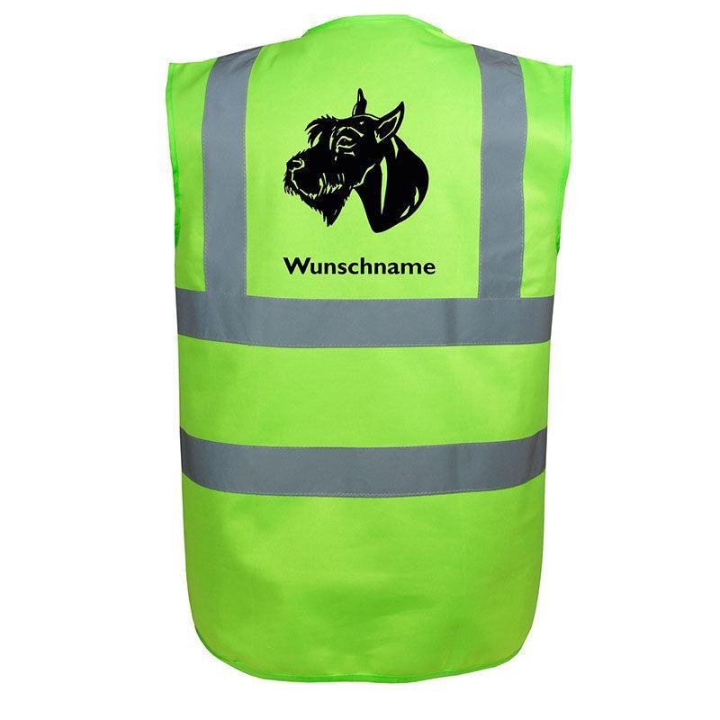 Riesenschnauzer - Hundesport Warnweste Sicherheitsweste mit Hundemotiv-Tierisch-tolle Geschenke-Tierisch-tolle-Geschenke