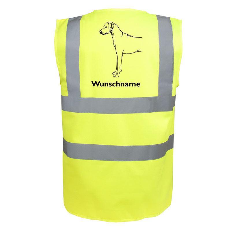 Rhodesian Ridgeback - Hundesport Warnweste Sicherheitsweste mit Hundemotiv-Tierisch-tolle Geschenke