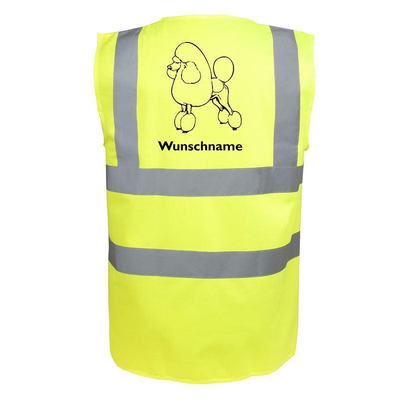 Pudel - Hundesport Warnweste Sicherheitsweste mit Hundemotiv-Tierisch-tolle Geschenke