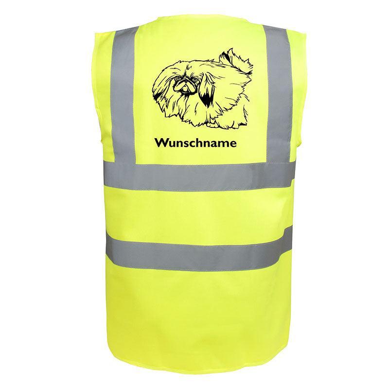 Pekinese - Hundesport Warnweste Sicherheitsweste mit Hundemotiv-Tierisch-tolle Geschenke
