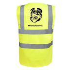 Australian Shepherd 3 - Hundesport Warnweste Sicherheitsweste mit Hundemotiv-Tierisch-tolle Geschenke