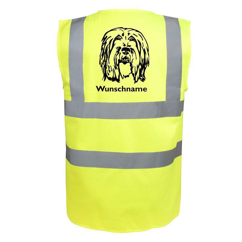 PON Polski Owczarek Nizinny - Hundesport Warnweste Sicherheitsweste mit Hundemotiv-Tierisch-tolle Geschenke