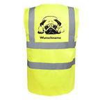 Mops liegend - Hundesport Warnweste Sicherheitsweste mit Hundemotiv-Tierisch-tolle Geschenke