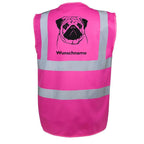 Mops - Hundesport Warnweste Sicherheitsweste mit Hundemotiv-Tierisch-tolle Geschenke-Tierisch-tolle-Geschenke