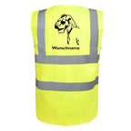 Mini Schnauzer Zwergschnauzer - Hundesport Warnweste Sicherheitsweste mit Hundemotiv-Tierisch-tolle Geschenke