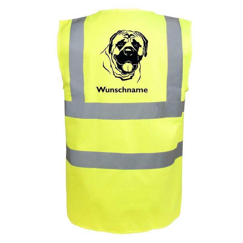 Mastiff 2 - Hundesport Warnweste Sicherheitsweste mit Hundemotiv-Tierisch-tolle Geschenke