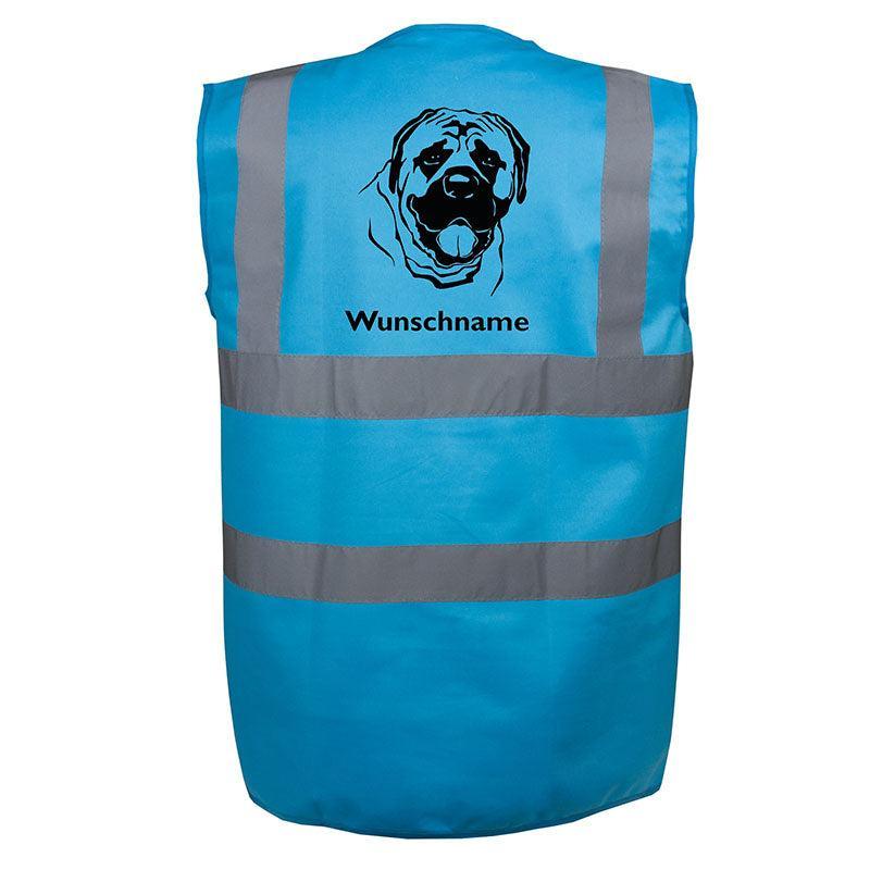 Mastiff 2 - Hundesport Warnweste Sicherheitsweste mit Hundemotiv-Tierisch-tolle Geschenke-Tierisch-tolle-Geschenke