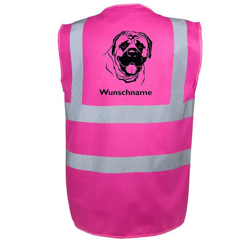 Mastiff 2 - Hundesport Warnweste Sicherheitsweste mit Hundemotiv-Tierisch-tolle Geschenke-Tierisch-tolle-Geschenke