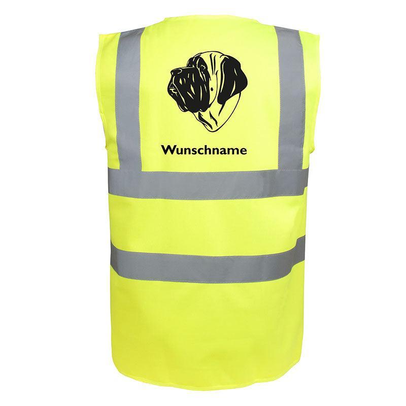 Mastiff - Hundesport Warnweste Sicherheitsweste mit Hundemotiv-Tierisch-tolle Geschenke