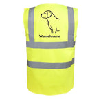 Labrador Retriever 2 - Hundesport Warnweste Sicherheitsweste mit Hundemotiv-Tierisch-tolle Geschenke