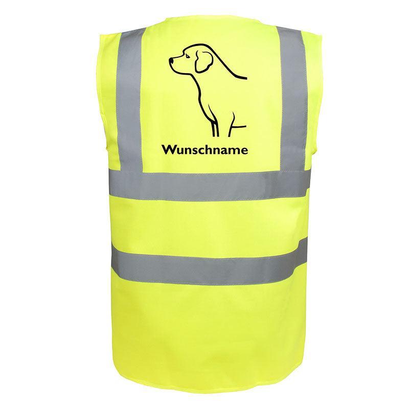 Labrador Retriever 2 - Hundesport Warnweste Sicherheitsweste mit Hundemotiv-Tierisch-tolle Geschenke
