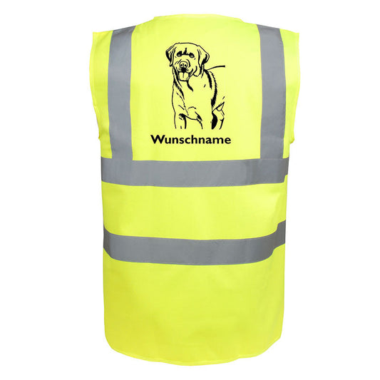 Labrador Retriever - Hundesport Warnweste Sicherheitsweste mit Hundemotiv-Tierisch-tolle Geschenke-Tierisch-tolle-Geschenke