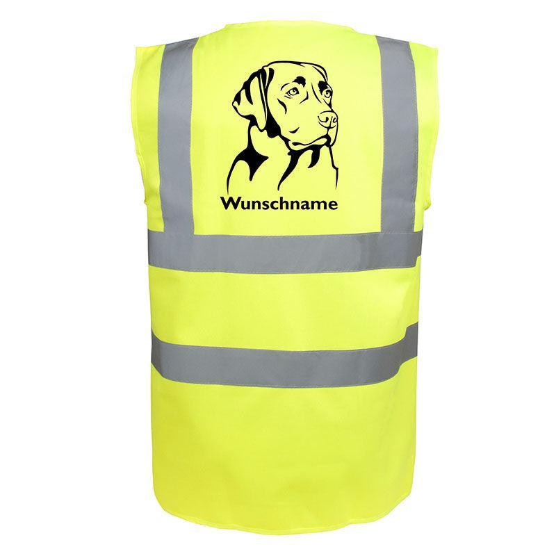Labrador - Hundesport Warnweste Sicherheitsweste mit Hundemotiv-Tierisch-tolle Geschenke