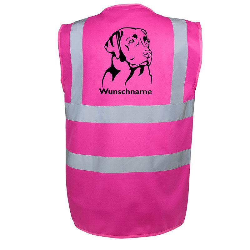 Labrador - Hundesport Warnweste Sicherheitsweste mit Hundemotiv-Tierisch-tolle Geschenke-Tierisch-tolle-Geschenke