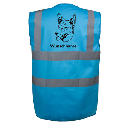 Australian Kelpie - Hundesport Warnweste Sicherheitsweste mit Hundemotiv-Tierisch-tolle Geschenke-Tierisch-tolle-Geschenke