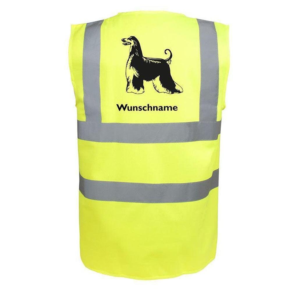 Afghane - Hundesport Warnweste Sicherheitsweste mit Hundemotiv-Tierisch-tolle Geschenke