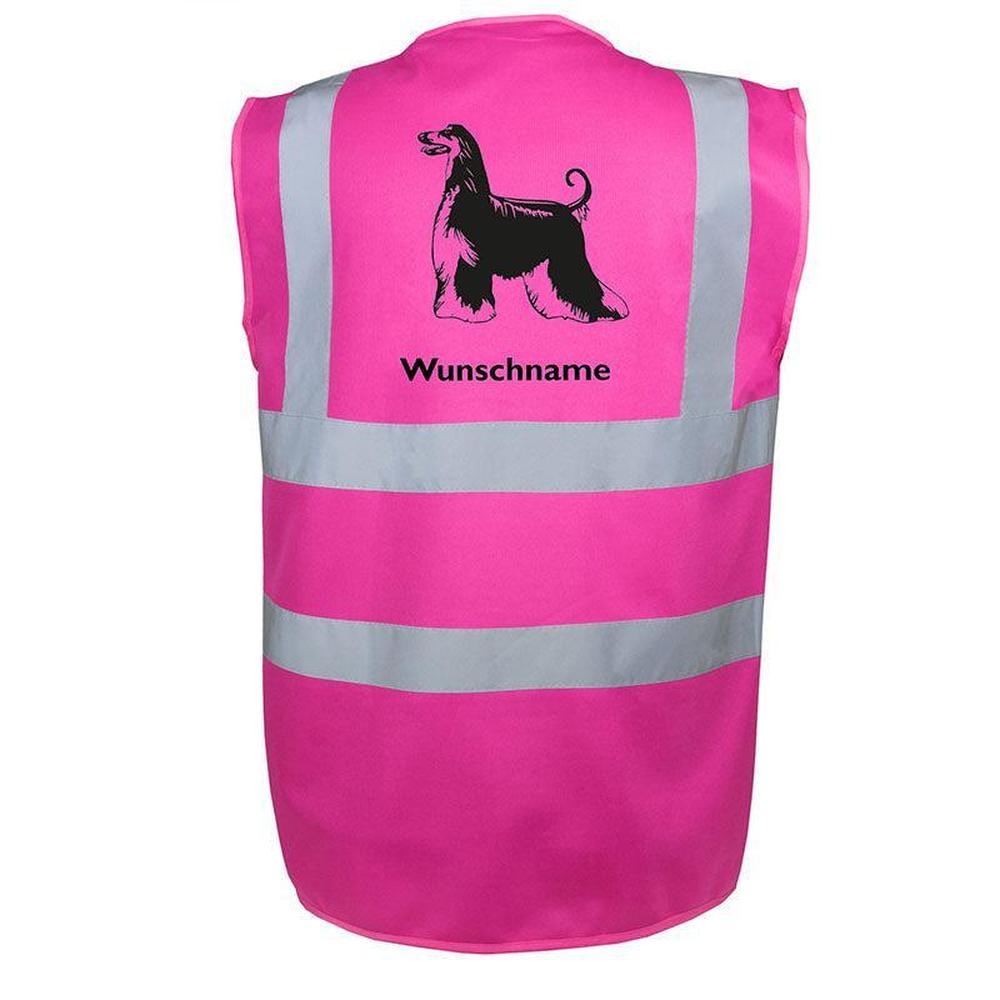 Afghane - Hundesport Warnweste Sicherheitsweste mit Hundemotiv-Tierisch-tolle Geschenke-Tierisch-tolle-Geschenke