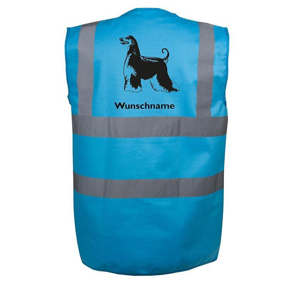 Afghane - Hundesport Warnweste Sicherheitsweste mit Hundemotiv-Tierisch-tolle Geschenke-Tierisch-tolle-Geschenke