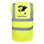 Jack Russell Terrier 5 - Hundesport Warnweste Sicherheitsweste mit Hundemotiv-Tierisch-tolle Geschenke