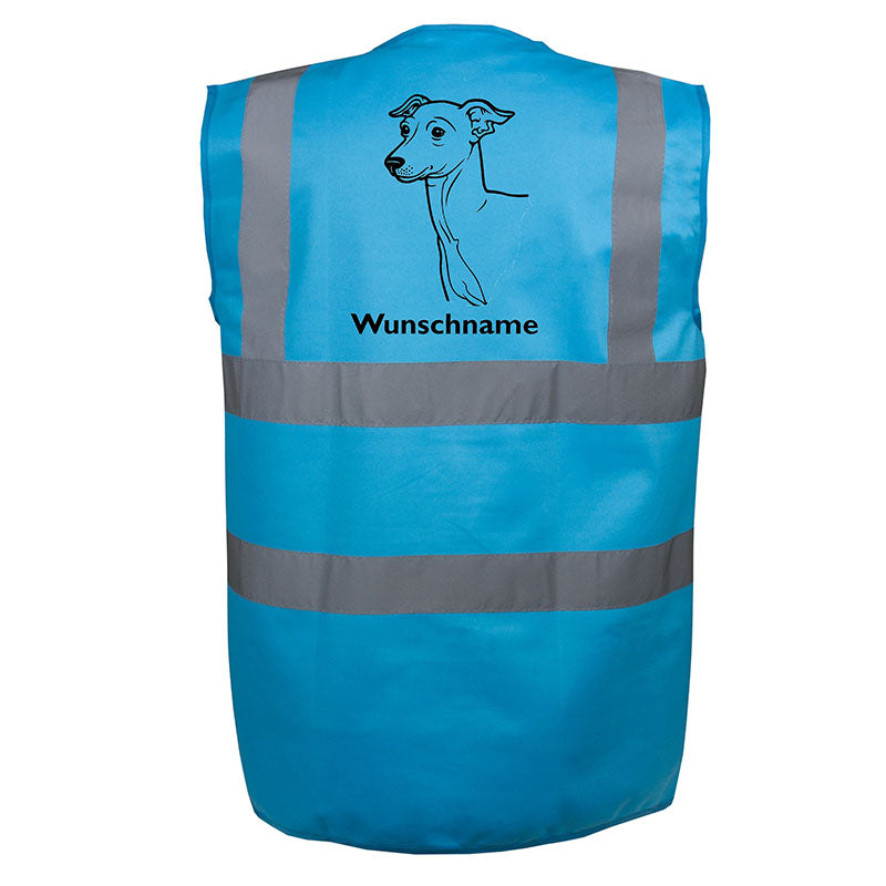 Italienisches Windspiel Greyhound - Hundesport Warnweste Sicherheitsweste mit Hundemotiv-Tierisch-tolle Geschenke-Tierisch-tolle-Geschenke