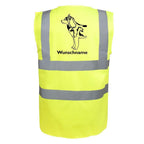 Husky Siberian 2 - Hundesport Warnweste Sicherheitsweste mit Hundemotiv-Tierisch-tolle Geschenke